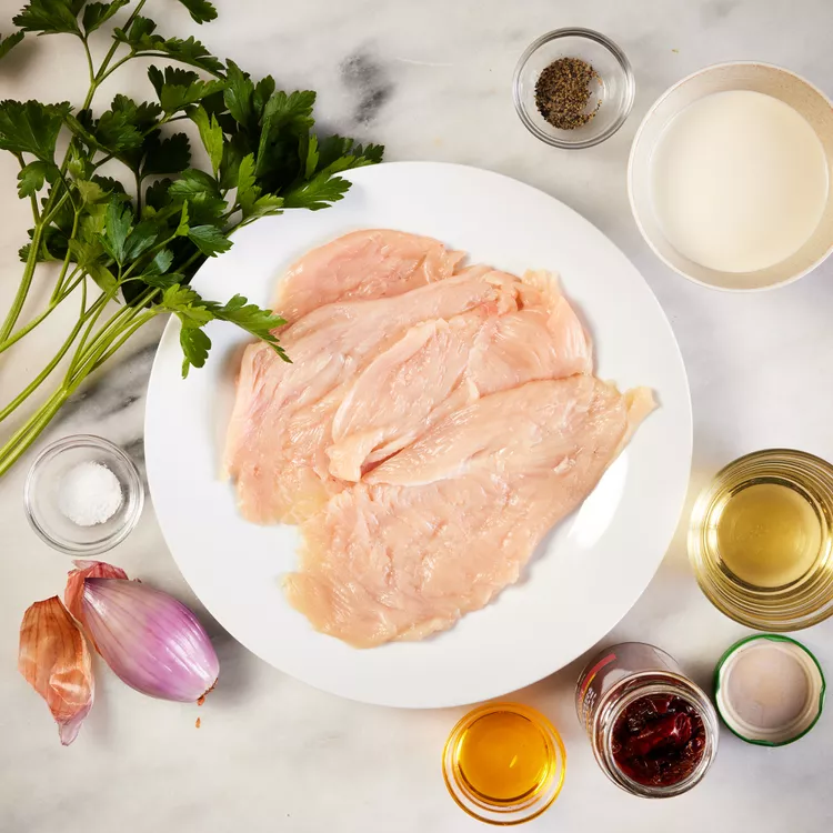Marry Me Chicken, Chicken Cutlets with Sun-Dried Tomato Cream Sauce
