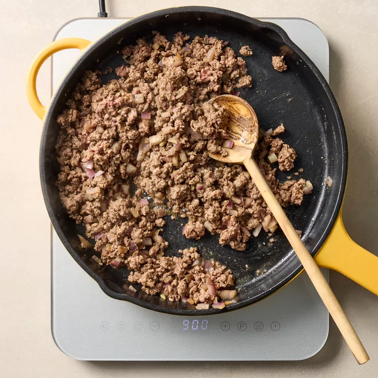 Ground beef skillet, Sweet potato skillet, High-protein skillet, One-pan dinner, Ground beef and sweet potato